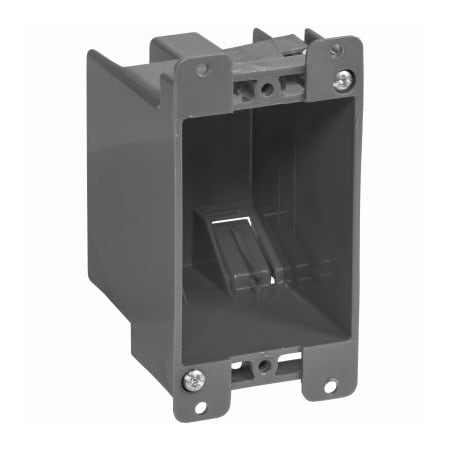 Ecm Industries Electrical Box, 14 cu in, Old Work Outlet Box Type, 1 Gang BOX-RS14